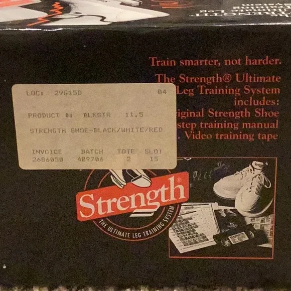 STRENGTH SHOES & training system SIZE 11.5 - 12.5 in great shape! FREE SHIPPING - Picture 3 of 7